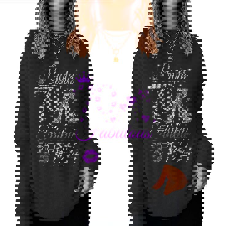 Chapter 70 Est 1954 70 Years Old 70Th Birthday Queen Women Sweatshirt