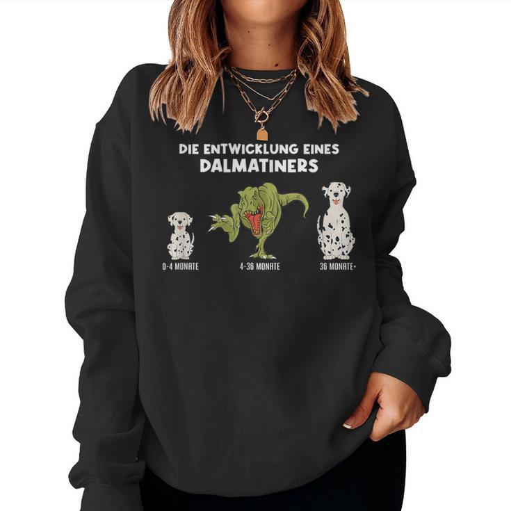 Die Entwicklung Eines Dalmatians Mama Dalmatian Sweatshirt Frauen