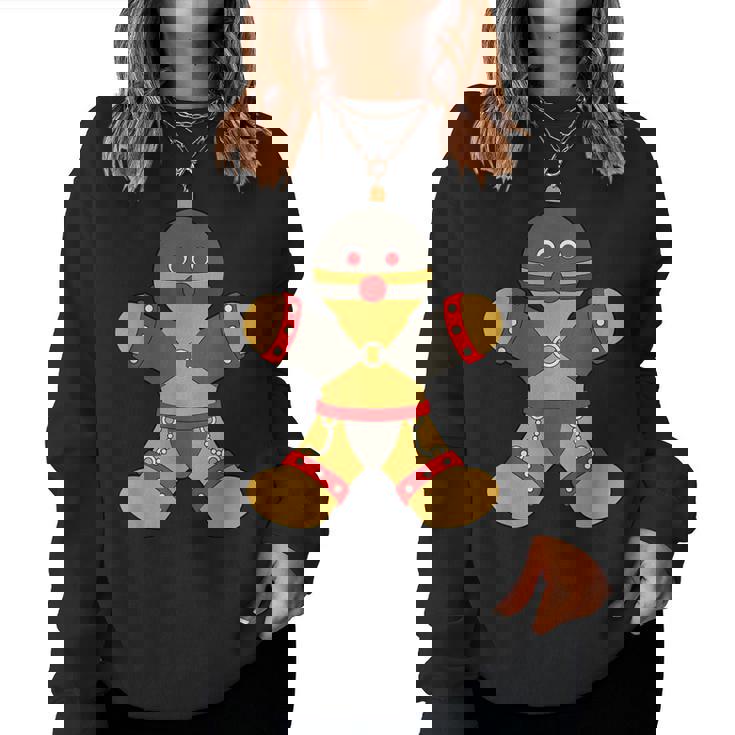 Divertido Bdsm Pan De Jengibre Hombre Broma- Humor Feliz Sudadera Mujer