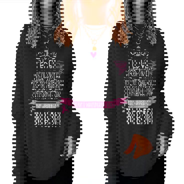 Donna Ultimo Giorno Di Chemioterapia Chemioterapia Regalo Per Le Donne Con Collo A Women Sweatshirt