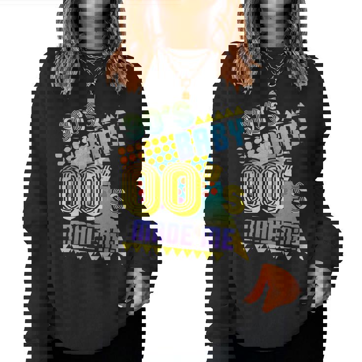 Fiesta De Los 90 Baby 00 Made Me Retrointage Nostalgia De Los 90 Cuello Sudadera Mujer
