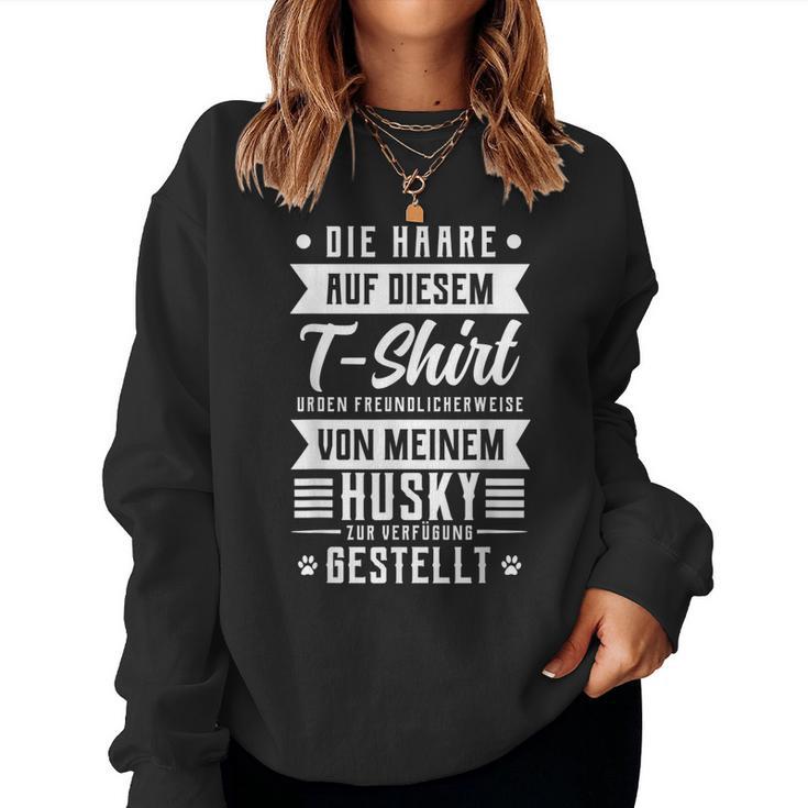 Cute Husky For And Women Sweatshirt Frauen