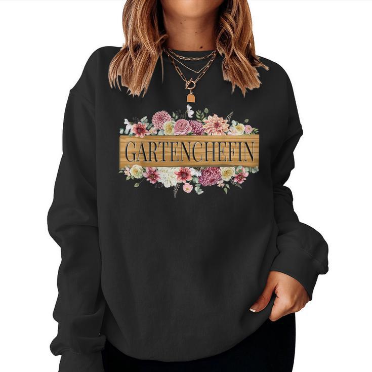 Garden Saying For Garden Chef Sweatshirt Frauen