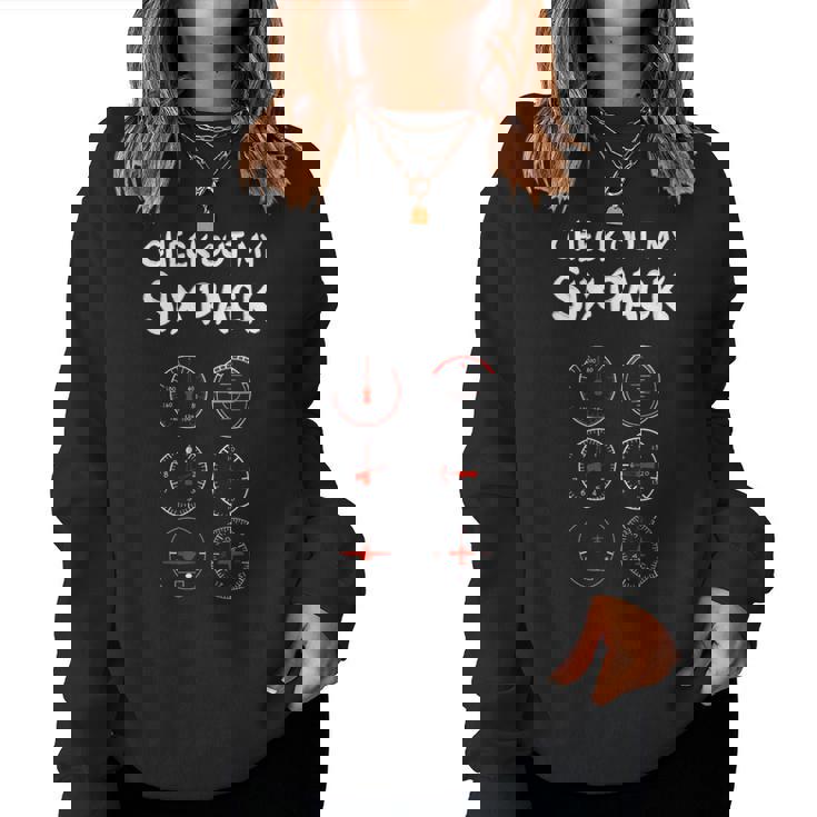 Pilot For Aviation Airplane Pilot Women Sweatshirt