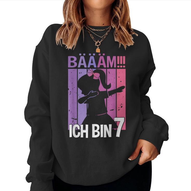 Girls' Ich Bin 7 Jahre Dab Sweatshirt Frauen