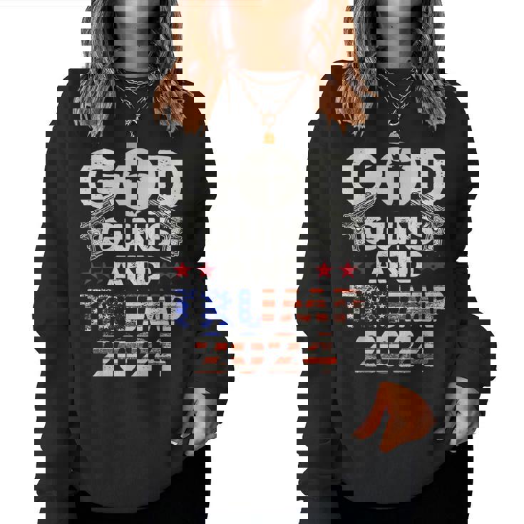 God Guns Y Trump 2024 Elección Trump 2024 Es Hombres Sudadera Mujer
