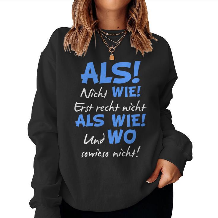 Grammatik German Teacher And Teacher Sweatshirt Frauen