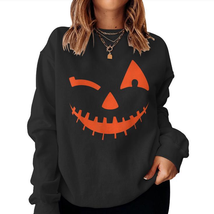 Jack O Lantern Halloween Rose Gold Pumpkin Women Sweatshirt Monsterry