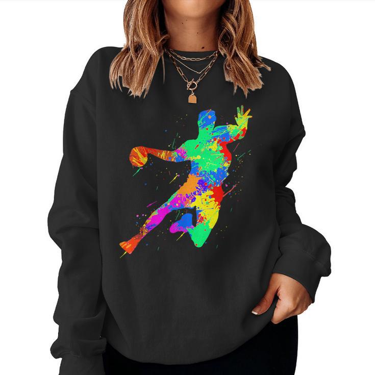 Handball Player s For And Handball Fans Sweatshirt Frauen