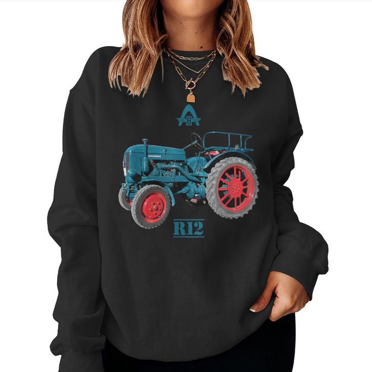 Hanomag R12 Trcker Ackermoped Sweatshirt Frauen