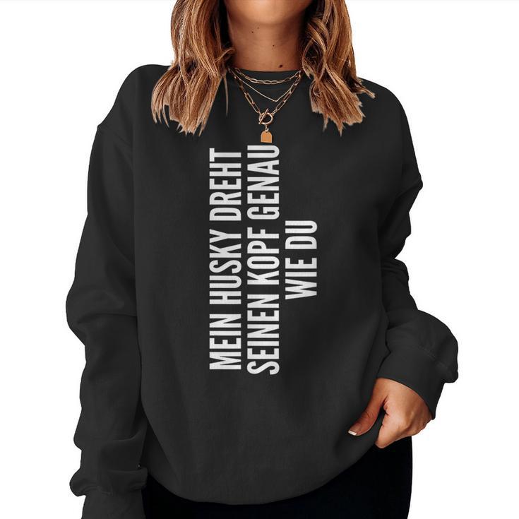 Husky Dog Owner Mummy Master Idea Sweatshirt Frauen