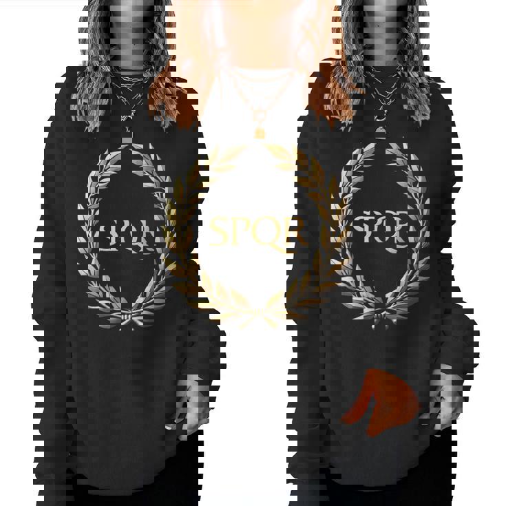 Imperio Romano Spqr Sudadera Mujer