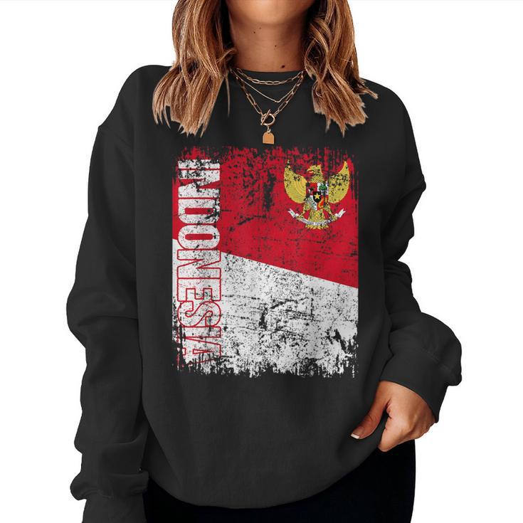 Indonesia Flag Children Sweatshirt Frauen