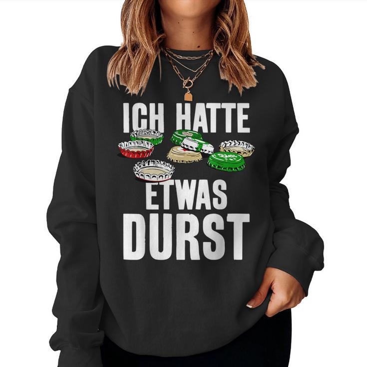 Kronkorken Beer Saufen Sweatshirt Frauen