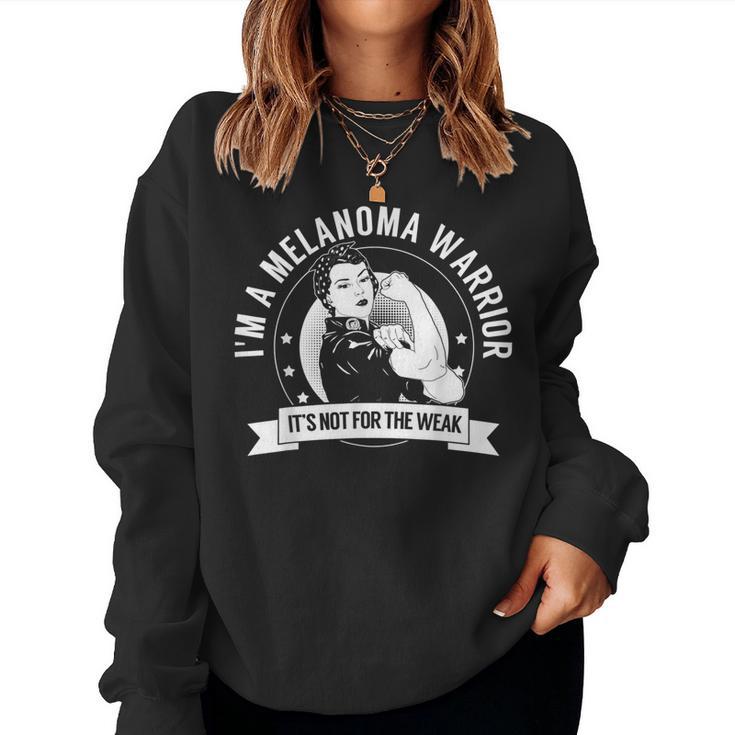 Melanoma Warrior Nftw Melanoma Conciencia Sudadera Mujer