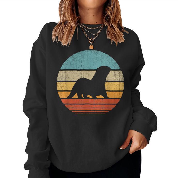 Otterintage 60S 70S Retro Zoo Animal Lover Women Sweatshirt Frauen