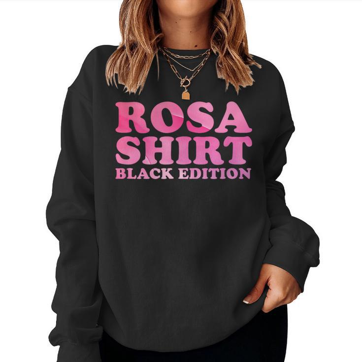 Pink Edition Ich Trage Schwarz Women's & Sweatshirt Frauen