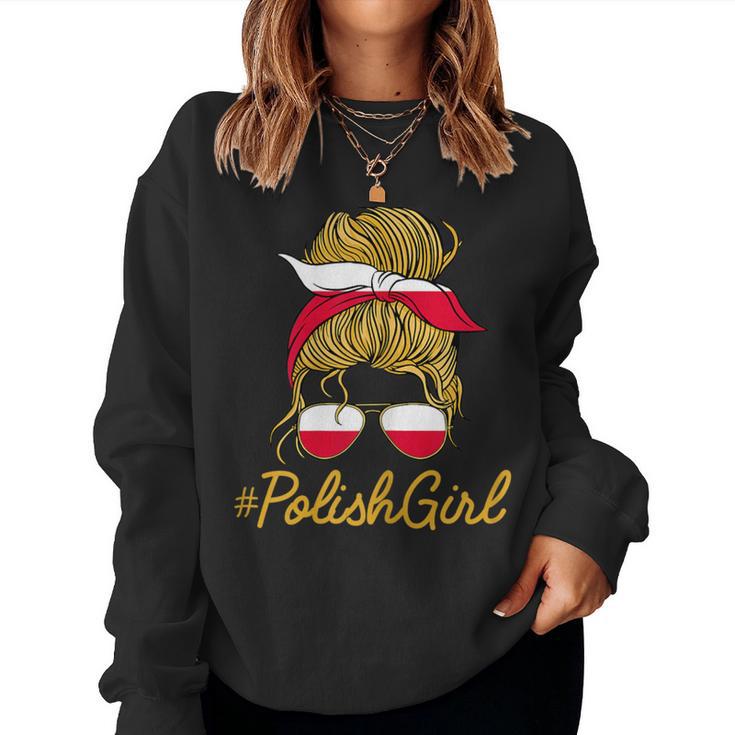 Polish Girl Polska Girl Polish Women's Sweatshirt Frauen