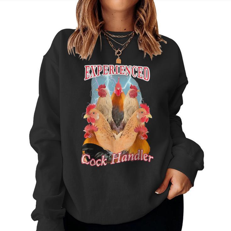 Professional Rooster Handler Chicken And Rooster Sweatshirt Frauen