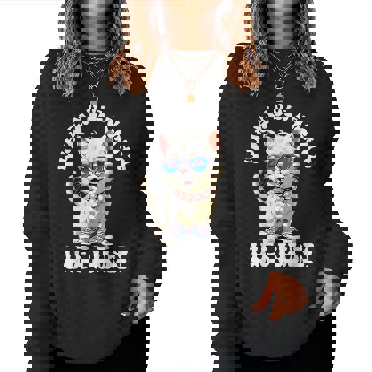 Quand Nous Nous Battons Nous Gagnons Kamala Harris Cat Lady Boho Women Sweat-shirt pour femme
