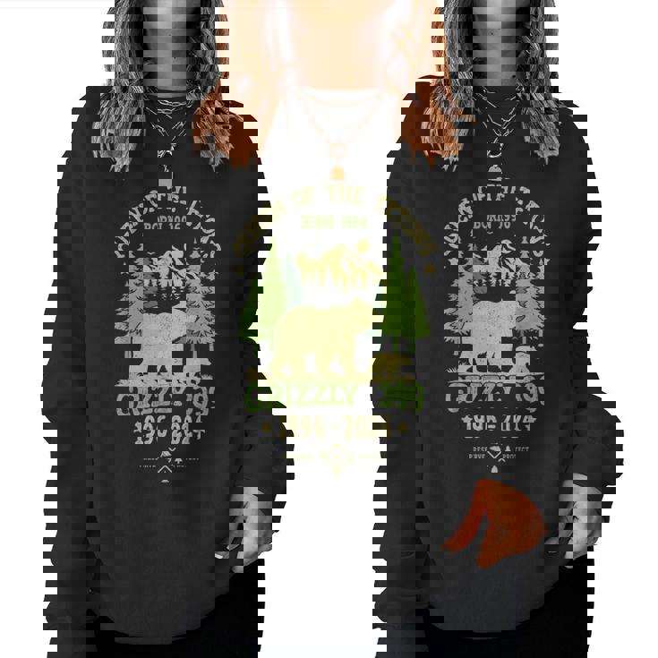 Queen Of The Tetons Grizzly 399 National Park 1996-2024 Women Sweatshirt