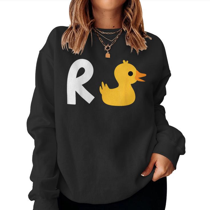 Rente Duck Pension Pension Pensioner Women's Sweatshirt Frauen