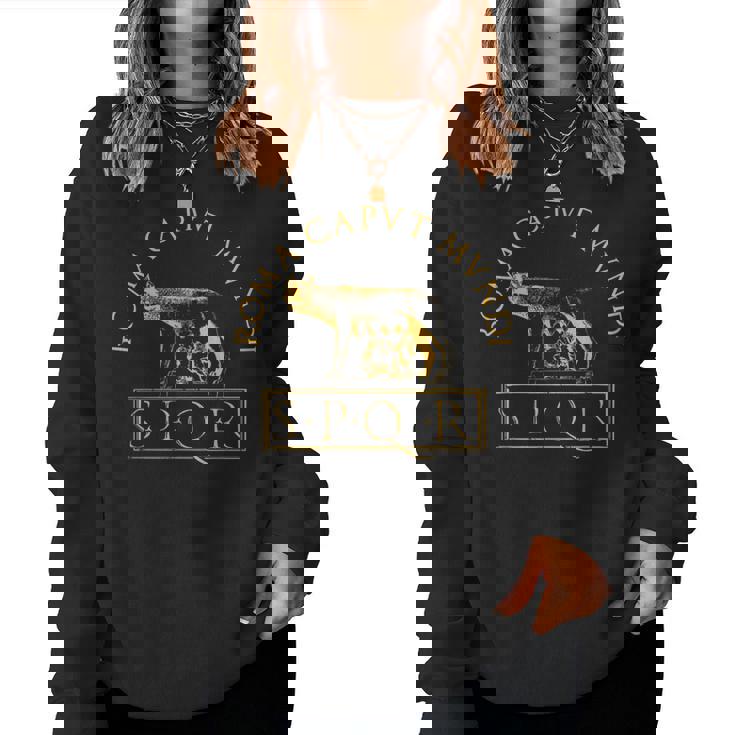 República Romana De La Antigua Roma Spqr Sudadera Mujer