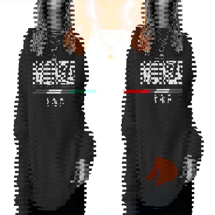 Retro Monza Italiaintage Italia Souvenir Ragazzi E Ragazze Women Sweatshirt
