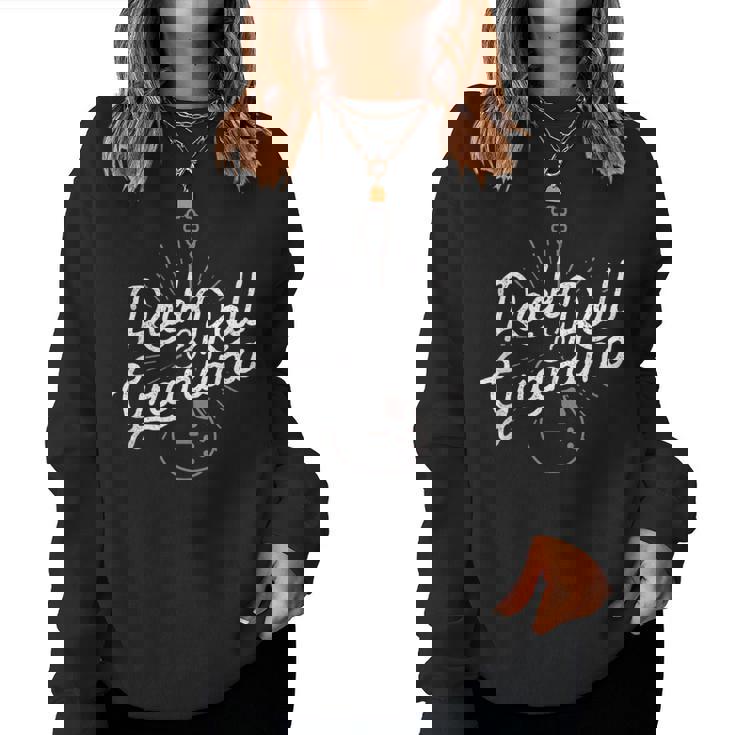 Rock And Roll Grandma Regalo Para Abuelas Rockeras Sin Mangas Sudadera Mujer