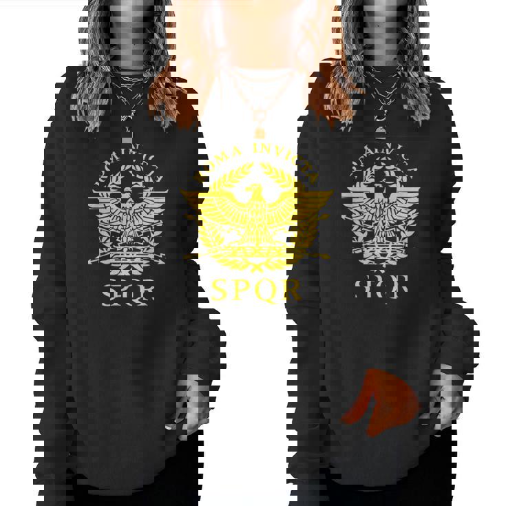 Roma Invicta Spqr Águila Romana Sudadera Mujer