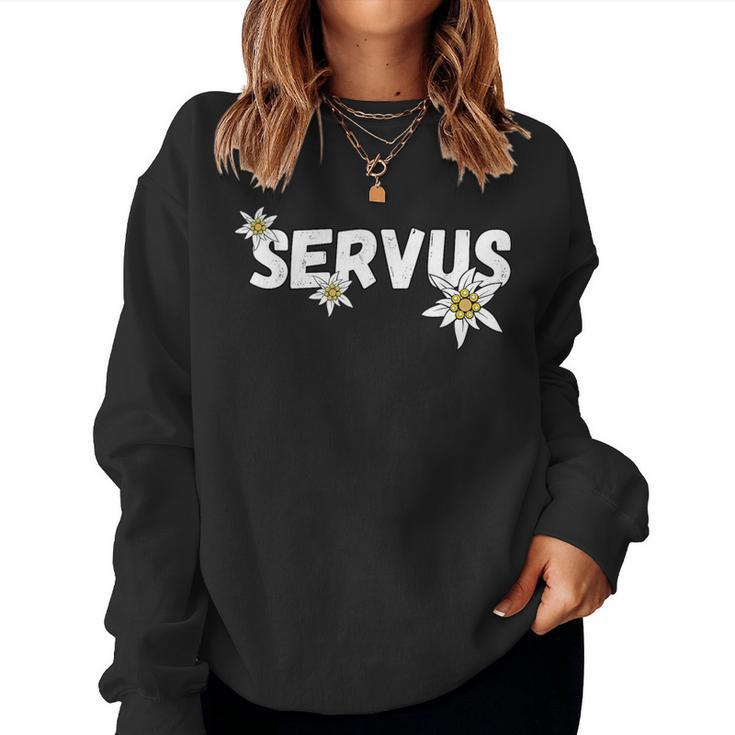 Servus Costume Women's Bavaria Austria Dirndl Sweatshirt Frauen