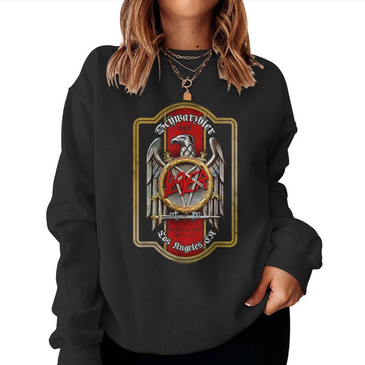 Slayer Beer Label Sweatshirt Frauen