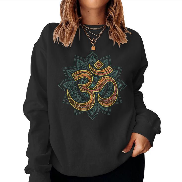 Spiritual Om Mandala Sweatshirt Frauen