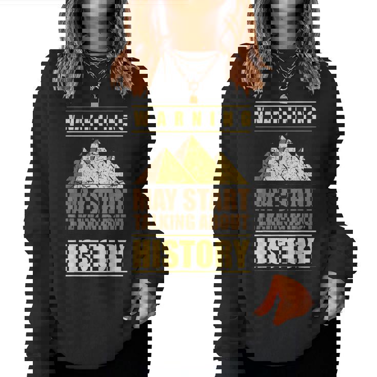 Talk About History Teacher Profesor De Historia Sudadera Mujer