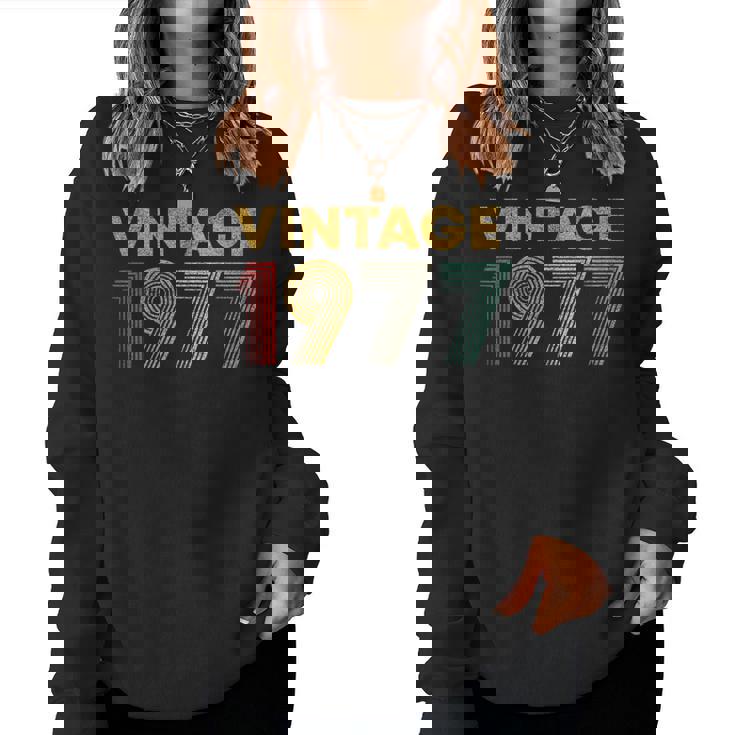 Vintage 1977 47 Cumpleaños Regalo 47 Años Hombre Sudadera Mujer