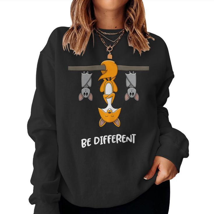 Women's Be Different Bat Fox S Sweatshirt Frauen