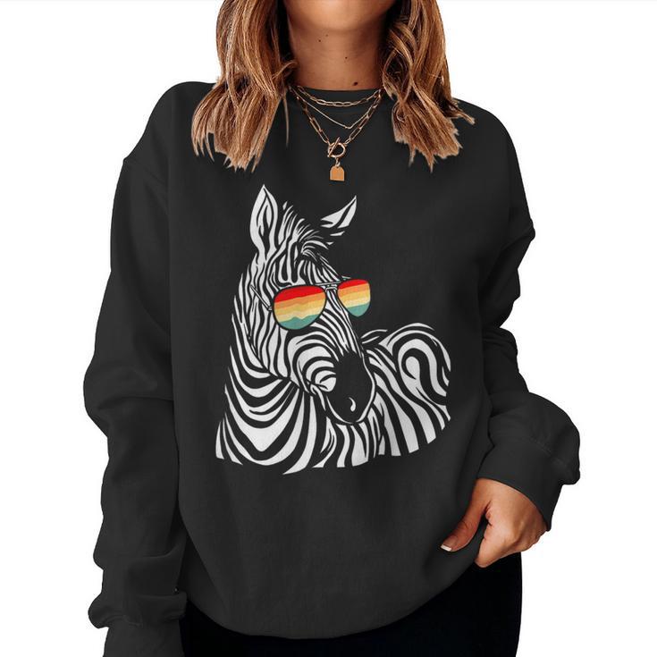 Zebra Horse Africa Animal Safari Boy Wild Sweatshirt Frauen