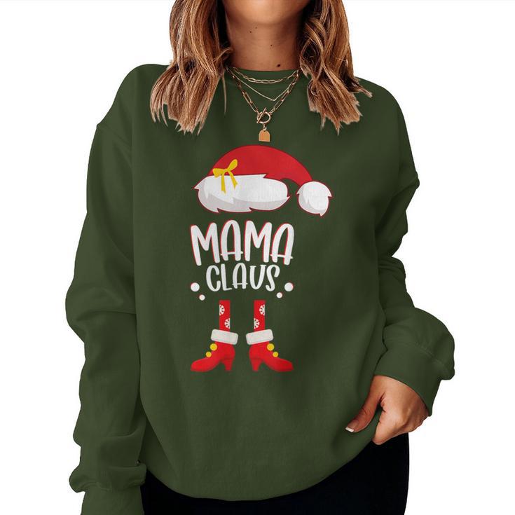 Mama Claus Santa Claus Christmas Sweatshirt Frauen