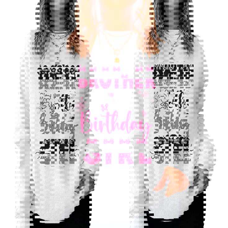 Brother Of The Birthday Girl Mouse Family Matching Women Sweatshirt