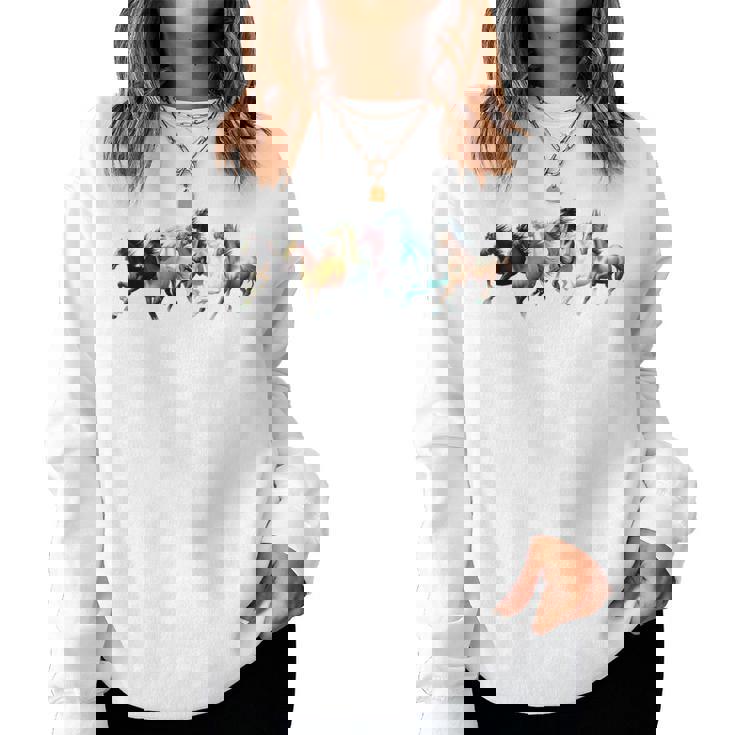 Caballo Para De Caballo Camisas De Caballo Ch Sudadera Mujer