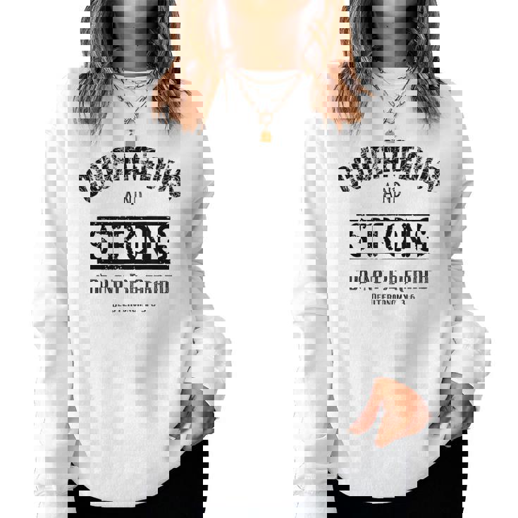 Camicie Cristiane Ispiratrici Con Citazioni Bibliche Per Donne Women Sweatshirt