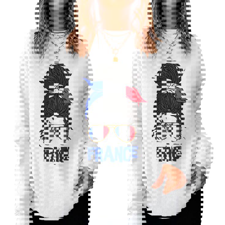 Drapeau France Pour Fille France Pour Women Sweatshirt