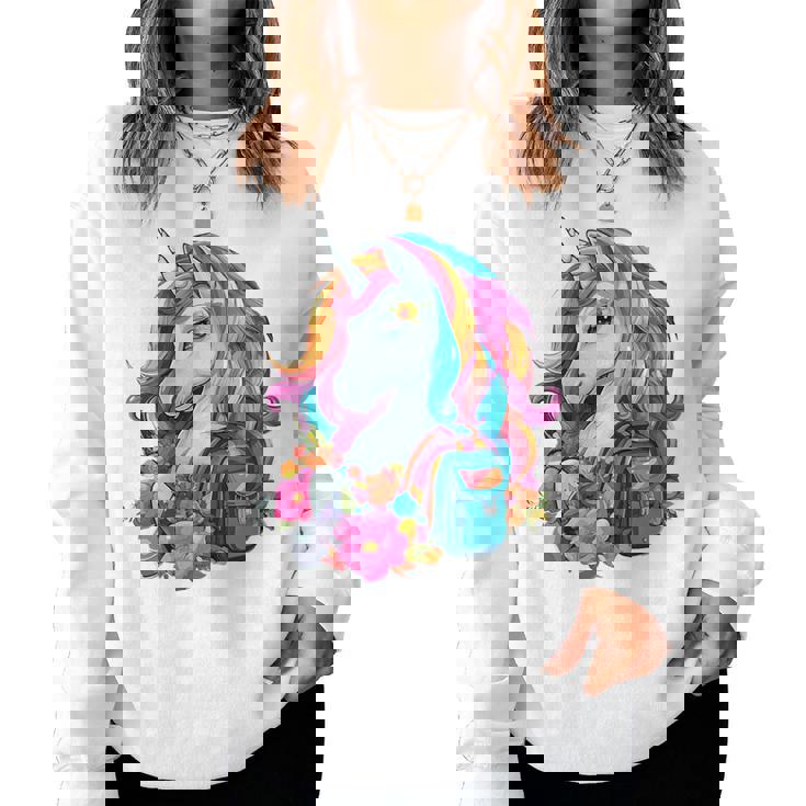 Loodgao Pullover Fille Sweat À Manches Longues Avec Licorne