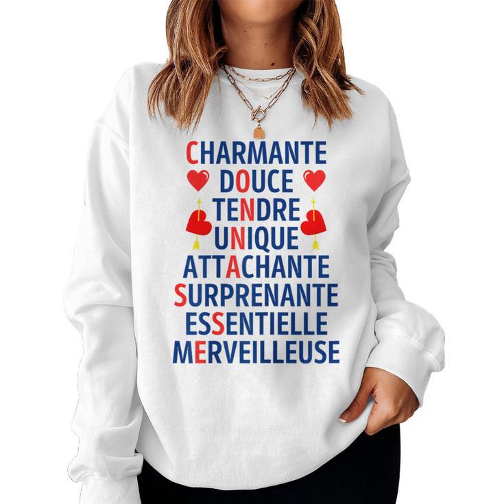 Madame Conasse Humour Caractère Connasse Humour Sweat-shirt pour femme