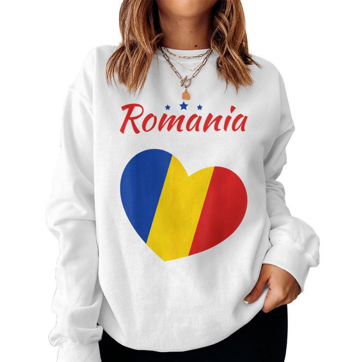 Romania Flag Women's Romania Sweatshirt Frauen