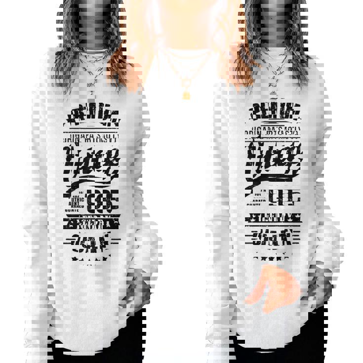 Sintage De 1985 Para Retro Divertidas Cumpleaños De 1985 Sudadera Mujer