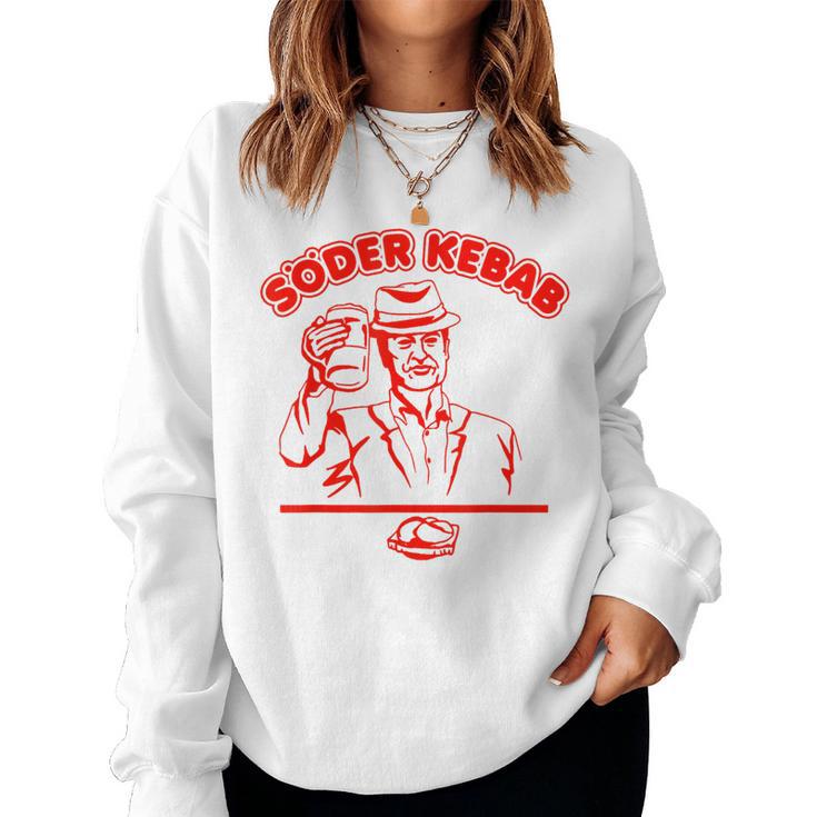 Soeder Kebab X Leberkas Retro Replacement Costume Beer Oktoberfest Sweatshirt Frauen