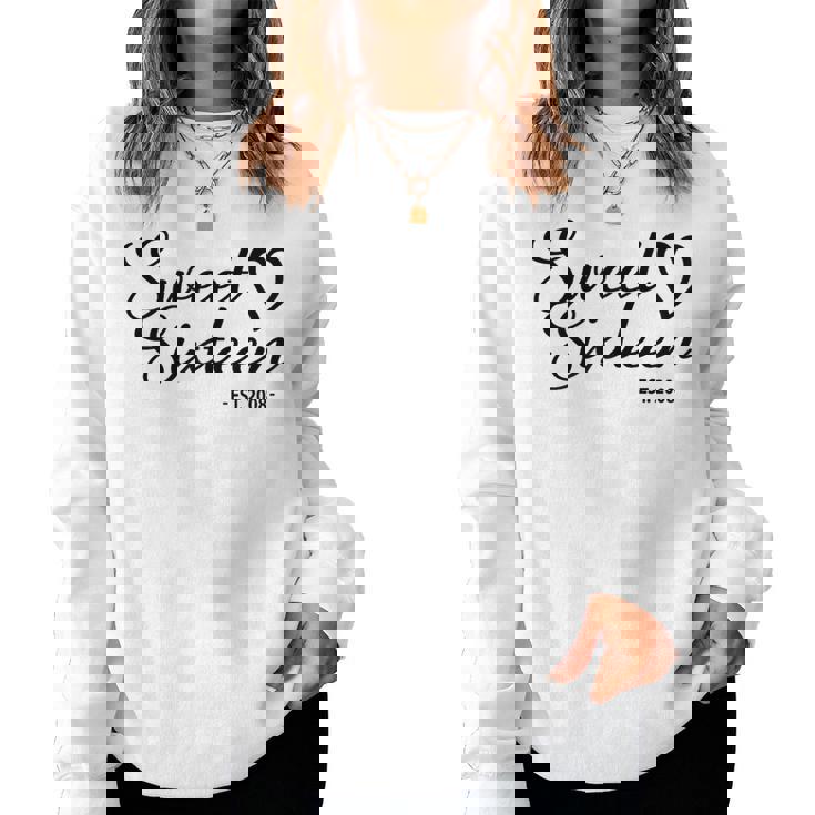 Sweet Sixn Est 2008 For Girls 16 Years Old 16Th Birthday Women Sweatshirt