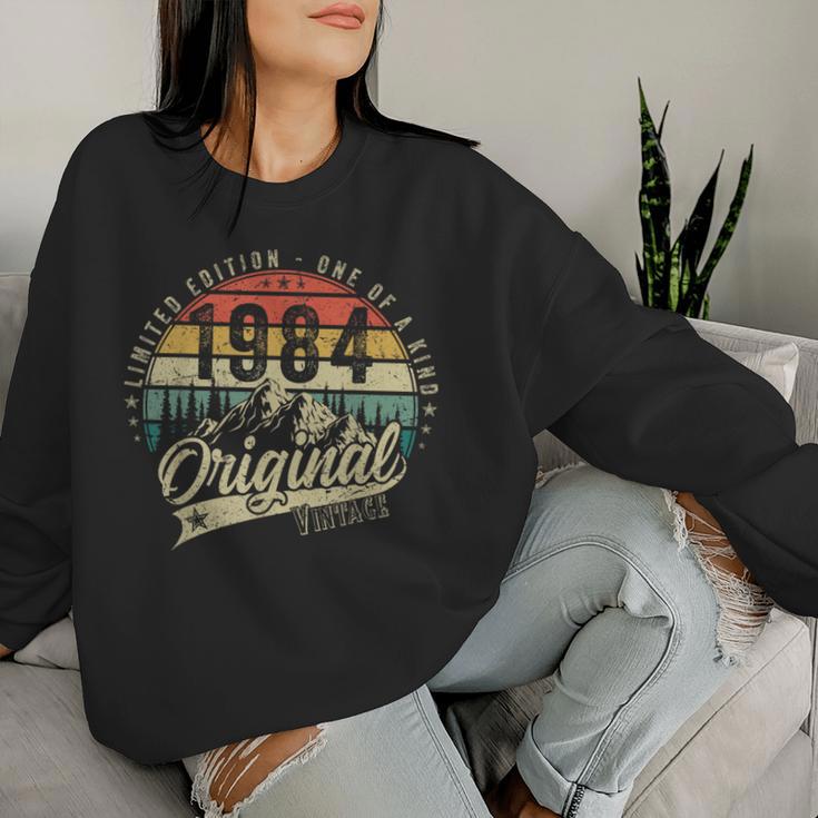 1984Intageintage Birthday Retro Women's Sweatshirt Frauen Geschenke für Sie