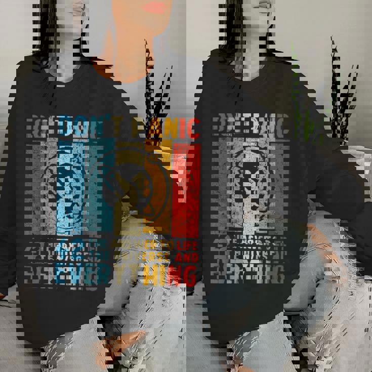 42 Risposta A Tutte Le Domande Life Universe Everything Women Sweatshirt Regalos para ella
